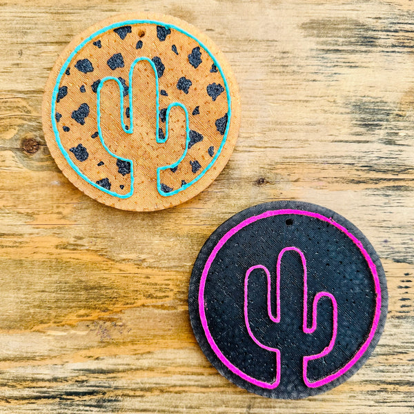 Circle Cactus Freshie - SALE