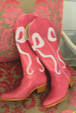SALE The Adina Pink Bow Cowboy Boot