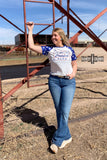 All American Cowgirl Tee - Dixies Western Wear 