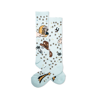 Cosmic Cowgirl Light Blue Performance Socks