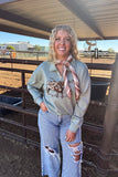 BLUE Lomita Longhorn Pullover - Dixies Western Wear 