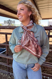 DS MOCHA Paisley Creek Wild Rag - Dixies Western Wear 