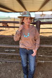 DS Saddle Up Sweater - Dixies Western Wear 