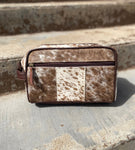 All Cowhide Toiletry Bag