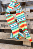 DS Good Vibes Long Scarf - Dixies Western Wear 