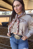 DS Mocha Leopard Wild Rag - Dixies Western Wear 