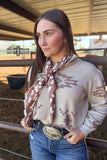 DS Mocha Leopard Wild Rag - Dixies Western Wear 