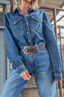 SALE The Rory Denim Top