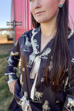 Black Betty Satin Sleep Set - Dixies Western Wear 