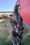 Black Betty Satin Sleep Set - Dixies Western Wear 