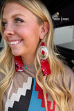 Concho Rodeo Earrings - Dixies Western Wear 