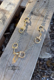 DS Mixed Metal 3 Bit Necklace - Dixies Western Wear 