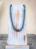 Hot Shot Navajo Style Pearl Fashion Necklace