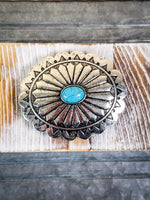 West Mesa Fashion Belt Buckle - Silver