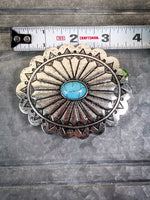 West Mesa Fashion Belt Buckle - Silver
