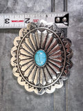 West Mesa Fashion Belt Buckle - Silver