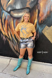 Marfa Metallic Shorts - Dixies Western Wear 