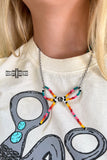 Bandera Bow Necklace - Dixies Western Wear 