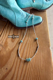 Turquoise Spirit Necklace - Dixies Western Wear 