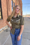 OLIVE- Calaboose Top