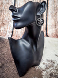 Cow Head Cameo Dangle Fashion Earrings