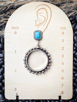 Tess Ball Round Fashion Stud Dangle Earrings