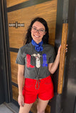 Red, White & Boots Tee - Dixies Western Wear 