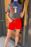 DS Red, White & Boots Tee - Dixies Western Wear 