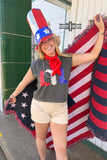 Red, White & Boots Tank - Dixies Western Wear 
