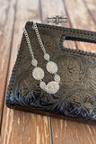 Western Concho Necklace - Dixies Western Wear 