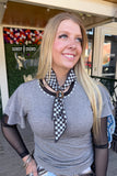 Cowboy Checkered Scarf