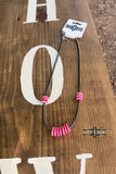 Pink Pony Necklace - Dixies Western Wear 