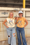 DS A Bit Ranchy Tank- CREAM - Dixies Western Wear 