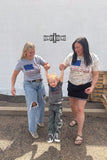 Bit of Freedom Tee- GRAY - Dixies Western Wear 