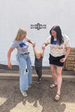 Bit of Freedom Tee- GRAY - Dixies Western Wear 