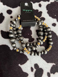Faux Navajo Pearl Bracelets - Multi