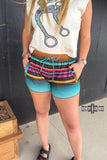 Serape Sunset Shorts - Dixies Western Wear 