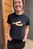 DS Metallic Spur Tee- BLACK - Dixies Western Wear 