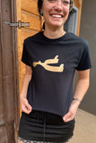 DS Metallic Spur Tee- BLACK - Dixies Western Wear 