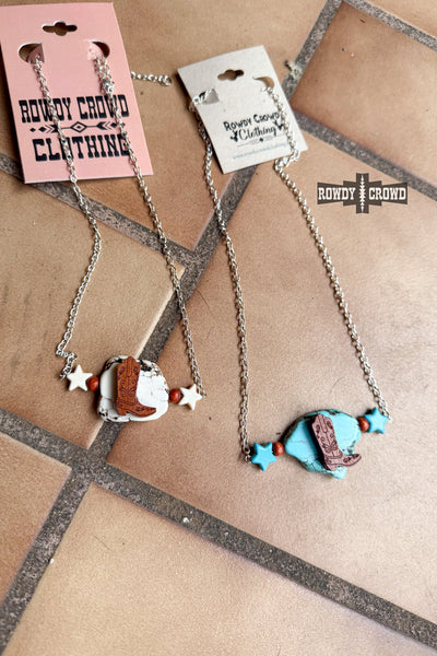 Starry Boot Necklaces