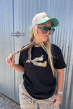 DS Leopard Spur Tee- BLACK - Dixies Western Wear 