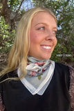 SMALL Rebellious Rose Wild Rag - Dixies Western Wear 