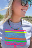 Serape Sunrise Necklace - Dixies Western Wear 