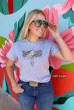 Leopard Boot Stitch Tee - Dixies Western Wear 