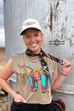 SMALL Fearless Floral Wild Rags - Dixies Western Wear 