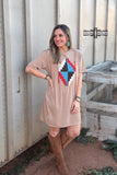 Alamosa Aztec Dress - Dixies Western Wear 