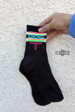 DS Neon Boot Stitch Socks - Dixies Western Wear 