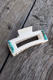 DS Turquoise Mess Hair Clip - Dixies Western Wear 