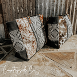 Charlene Cowhide Weekender Bag by Countryside Co.