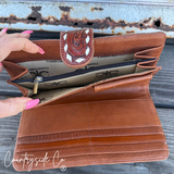 Loretta Cowhide Wallet - Dixies Western Wear 